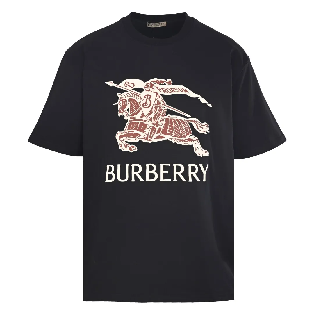 BURBERRY BBR Logo T 260 ， Breathable， ，Rebound ， + ，Black White 。 ， Retro ，Classic ； 「BURBERRY」 ， ， ， ， 、 Size:XS-L